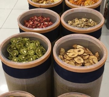 Tellis Desen Ahşap Kova