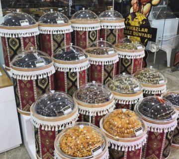 Kilim Desen Ahşap Kova