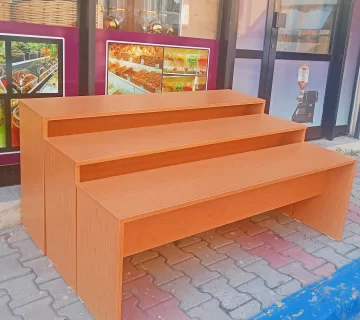 Ahşap İkili Stand