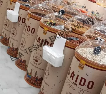 Tellis Desen Ahşap Kova
