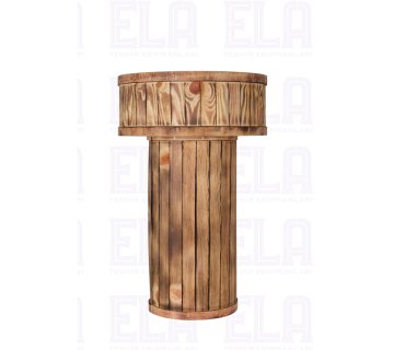 Doğal Ahşap Orta Havuz