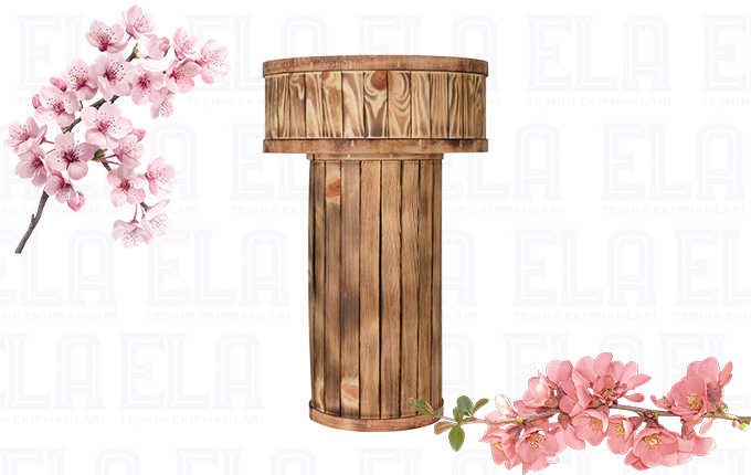 Doğal Ahşap Orta Havuz