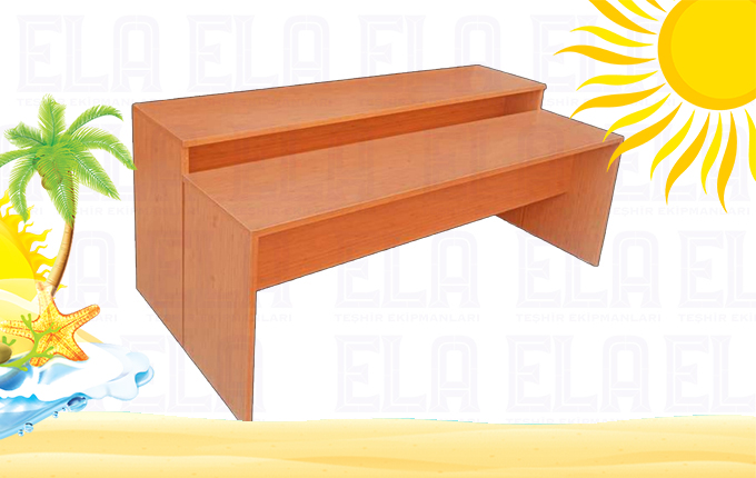 Ahşap İkili Stand