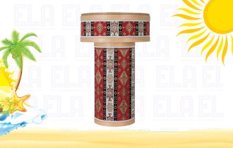 Kilim Desen Ahşap Orta Havuz