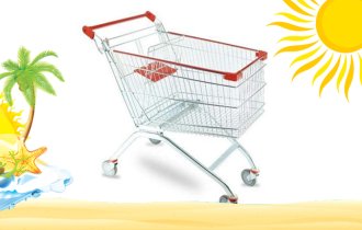 125 lt Metal Market Arabası